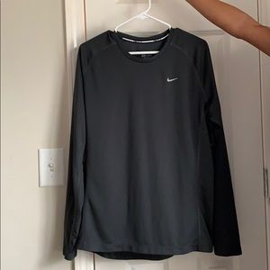 Nike running long sleeve, dri fit.
